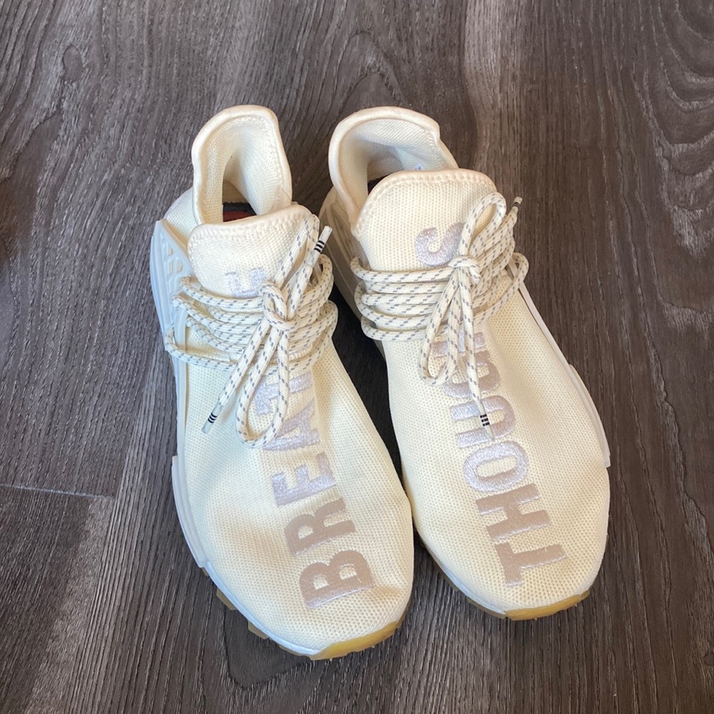 Humanmade adidas shoes, cream, size 8 men’s
